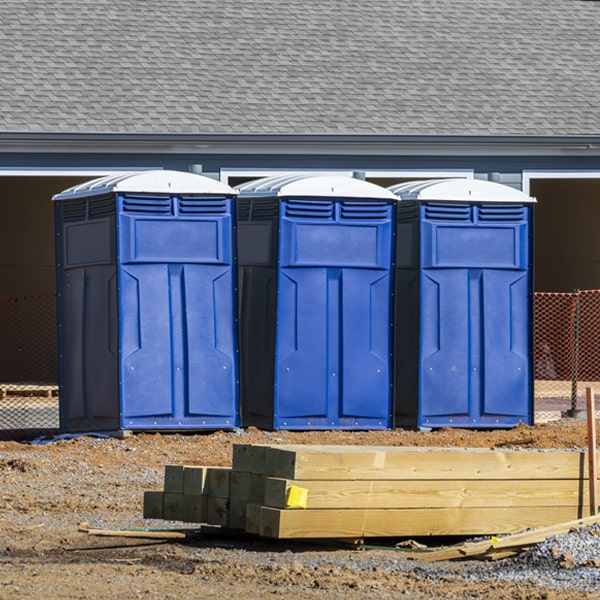 how do you dispose of waste after the portable restrooms have been emptied in Blue Rapids City Kansas